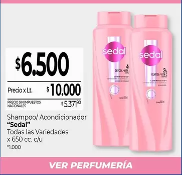 Sedal - Shampoo/Acondicionador