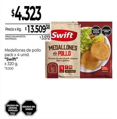 Swift - Medallones de pollo