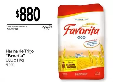 Favorita - Harina de Trigo 000