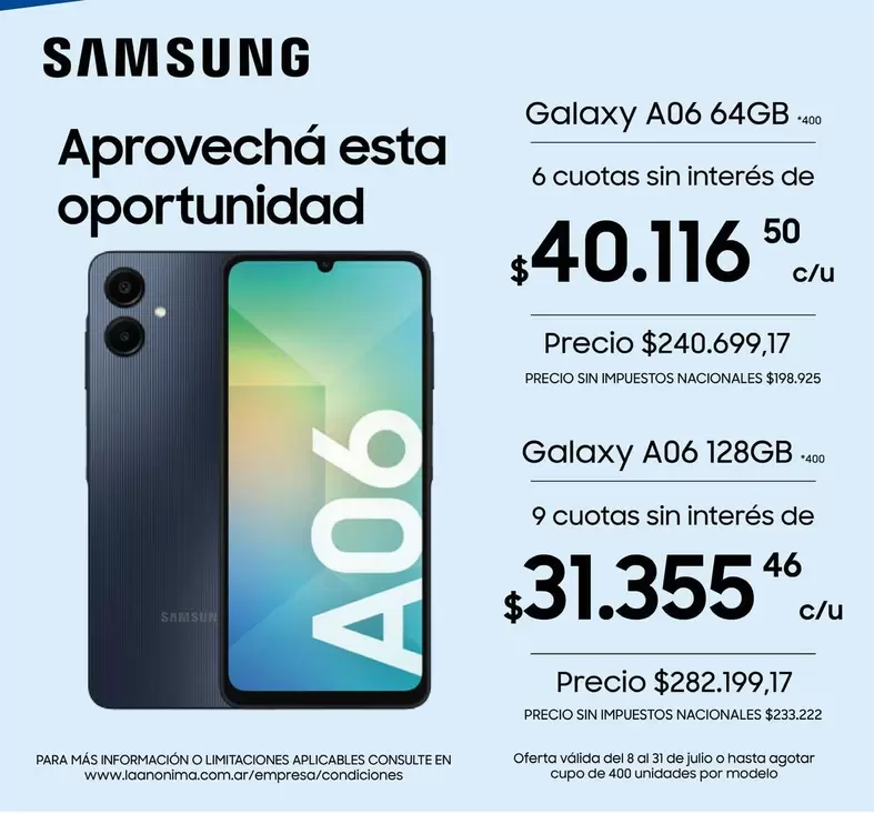 Samsung - Galaxy A06 64GB