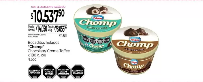 Chomp - Bocaditos helados ""