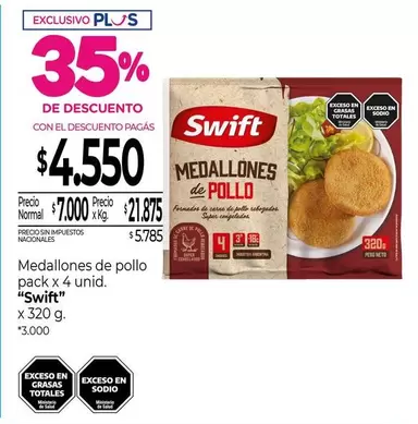 Swift - Medallones de pollo