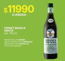 Fernet Branca - FERNET BRANCA MENTA