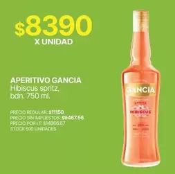 Gancia - APERITIVO HIBISCUS SPRITZ