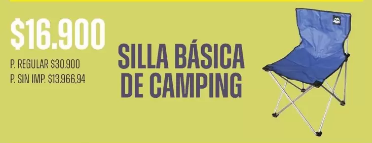 SILLA BÁSICA DE CAMPING