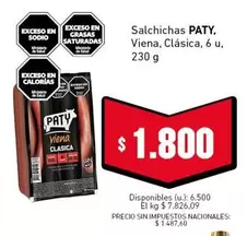 Paty - Salchichas Viena Clásica