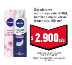 Nivea - Desodorante antitranspirante