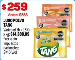 Tang - JUGO POLVO