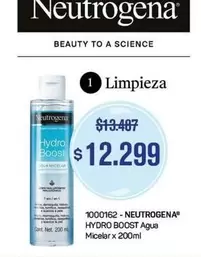 Neutrógena - 1000162 - HYDRO BOOST Agua Micelar x 200ml