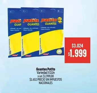 Patito - Guantes