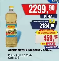 Marolio - ACEITE MEZCLA MAROLIO x 900 cc.