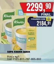 Knorr - SOPA KNORR QUICK