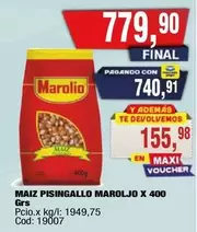 Marolio - MAIZ PISINGALLO MAROLJO X 400 GRS