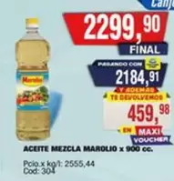 Marolio - ACEITE MEZCLA x 900 cc.
