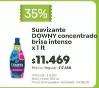 Downy - Suavizante concentrado brisa intenso x 1 lt