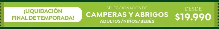 CAMPERAS Y ABRIGOS