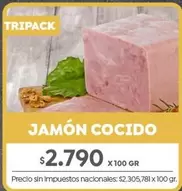 X$ - JAMÓN COCIDO