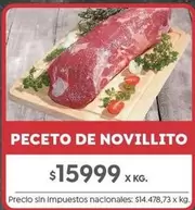 X$ - PECETO DE NOVILLITO