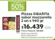 Sibarita - Pizzza SIBARITA sabor muzzarella