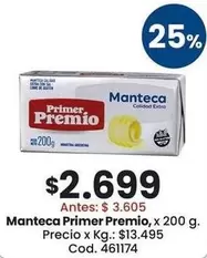 Primer Premio - Manteca, x 200 g.