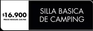 SILLA BASICA DE CAMPING