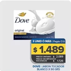 Dove - Jabon Tocador Blanco