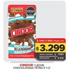 Cindor - Leche Chocolatada Tetra