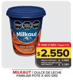 Milkaut - Dulce De Leche Familiar