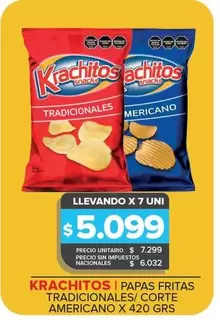 Krachitos - Papas Fritas Tradicionales / Corte Americano