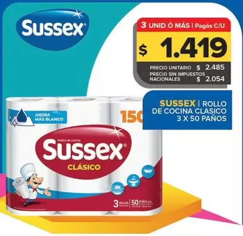 Sussex - Rollo De Cocina Clasico