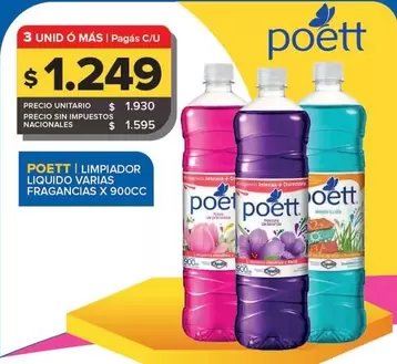 Poett - Limpiador Liquido