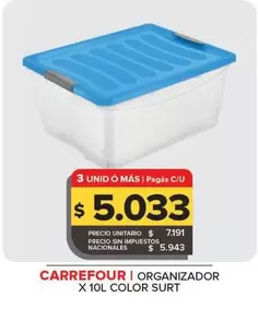 Carrefour - Organizador