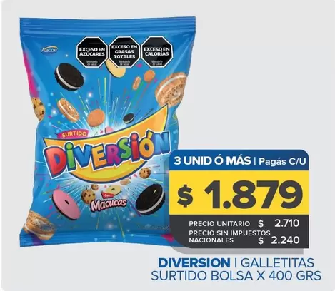 Diversion - Galletitas Surtido
