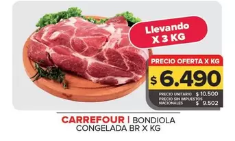 Carrefour - Bondiola Congelada