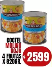 Rojo - Coctel 4 Frutas