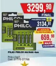 Philco - PILAS AA/AAA 4un