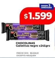 chocolinas - Galletitas negro