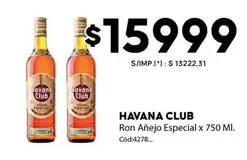 Havana Club - Ron Añejo Especial x 750 Ml.