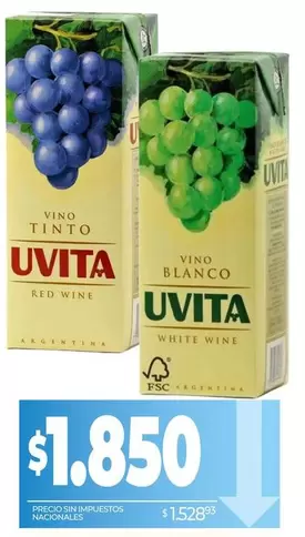 Uvita - Vino Tinto / Vino Blanco