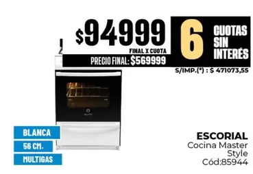 Escorial - Cocina Master Style
