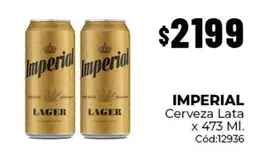 Imperial - Cerveza Lata x 473 Ml. Cód:12936