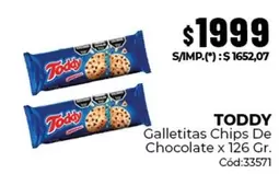 Toddy - Galletitas Chips De Chocolate