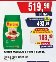 Marolio - ARROZ L-FINO x 500 gr.
