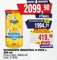 Magistral - DETERGENTE MAGISTRAL D-PACK