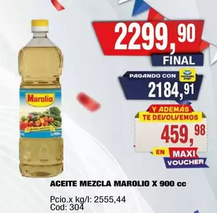 Marolio - ACEITE MEZCLA X 900 cc