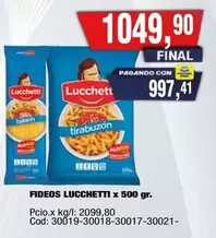 Lucchetti - Fideos