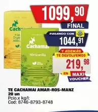 Cachamai - TE CACHAMAI AMAR-ROS-MANZ 20 un