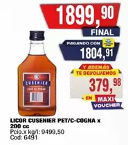 Cusenier - LICOR PET/C-COGNAC