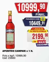 Campari - APERITIVO CAMPARI x 1 lt.