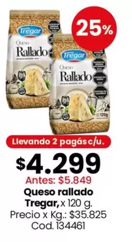 Tregar - Queso rallado